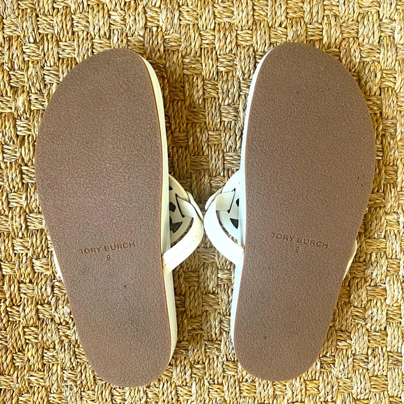 TORY BURCH Miller Cloud Sandals in New Ivory - Picture 2 of 3